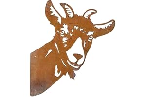 SEABABOO Decorazione Artistica Da Giardino Decorazione Da Parete Per Albero Arrugginito Da Giardino In Metallo Spina Giardino Decorazione Ruggine Fattoria Peeping Peeping Con Vite Farm Decor