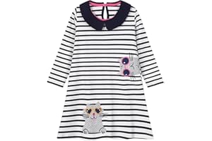 Codkkre Vestidos para Niñas Vestido de Unicornio Manga Larga Algodón Otoño Invierno Camiseta Vestidos para Niñas Talla 2-8 Años