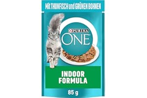 Purina One Indoor Formula Karma dla Kota, Tuńczyk, 26 x 85 g