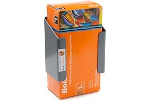 AmberQuip Disposable Glove Box Holder. Ideal Storage Tradesman Van, Workshop, Garage. Wall Mountable. Grey PVC.