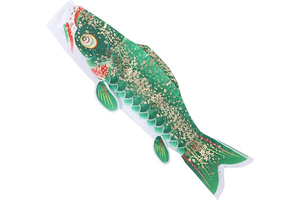 Gadpiparty Manche À Air Carpe Japonaise 3D Drapeau Poisson Suspendu Décoration Extérieure Jardin Patio Fête Maison 26.00X8.00 Pouces