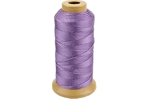 MCFANBE Twisted Nylon Linie Schnur String Cord für Gartenarbeit Marking DIY Projects Crafting Mauerwerk (Violett, 1mm-656 feet)