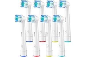 ASTER DENTAL CARE Toothbrush Head Compatible with Oral B - 8 Pack Aster Replacement Electric Professional Toothbrush Heads Deep and Precise Cleaning Brush Heads Toothbrush Heads Compatible with Oral B Braun