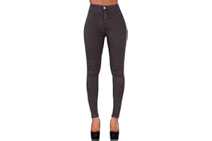 Lusty Chic Vaqueros Mujer Push Up Tejanos Mujer Cintura Alta Pantalones Pitillos Elasticos Jean de Mujer de Color