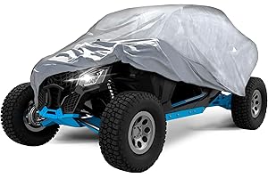 ‎WALSER Walser Abdeckplane Quad All Weather, Quad Abdeckplane wasserdicht, Quad Garage, Quad Zubehör, UV-beständige Quad Abdeckplane auch für E Quad, Quad Plane, wetterfeste Abdeckung Plane Silber M