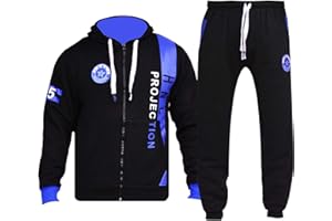 A2Z 4 Kids Boys Girls Boys Tracksuit HNL Projection Contrast Zipped Hooded Top Jogging Bottoms Sports Tracksuit Sweat Suit Workout Running Comfortable Jogging Joggers Set Age 2-14 Years