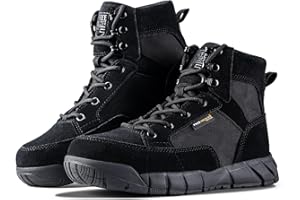 FREE SOLDIER Herren Stiefeletten Ultralight Military Tactical Arbeit Stiefel Knöchelhoch 6" Inch Zoll Spitze bis atmungsaktiv Desert Boots