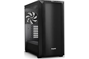 be quiet! Shadow Base 800 boîtier PC, Flux d’air Exceptionnel, 3 Ventilateurs Pure Wings 3 140 mm PWM, intérieur spacieux, Cache facilitant la Gestion des Cables, Installation Simple pour HDD et SSD