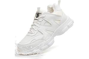 KOIFISH Scarpe Antinfortunistiche Donna Invernali Impermeabile Scarpe da Lavoro con Punta in Acciaio Comode Freddo Scarpe di Sicurezza