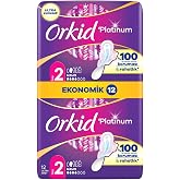Orkid Platinum Hijyenik Ped Uzun (Boy 2) Ekonomik Paket 12 Adet Ped