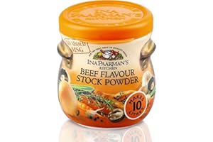 INA PAARMAN'S KITCHEN Ina Paarman's, Kitchen Vegan Stock Powder in Beef Flavour, Kosher - Halaal - 150g, Pack of 4