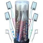 Bigbro Toothbrush Super Soft Bristle with Cap and Denta...