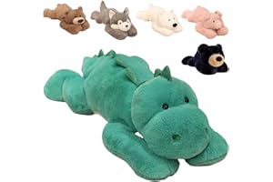 E-ALLDIR Weighted Anxiety Stuffed Animal, Weighted Dinosaur Plush Throw Pillowd, Super Soft Anxiety Dinosaur Stuffed Animals Plush, 50/70Cm Weighted Plushie Stufed Animal Toy Gift for Boys Girls