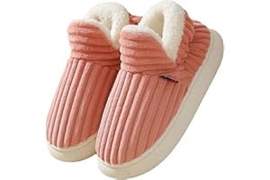 Doramier Chaussons Femme Hiver,Chausson Chaud Femme,Chaussons chauds et douillets en forme de nuage pour homme et femme,Pantoufles Antidérapantes pour l'intérieur et l'extérieur