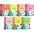 Storio Flashcards Early Learning 7 in 1 Flash Cards for Kids Babies | 196 Total Cards | Fun & Easy Learning Way for Preschoolers & Toddlers | 12+ Months