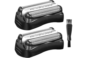 KUFAERBEAM Testine di ricambio per rasoio serie 3 32B compatibili con Braun S3 3040s 3000s 3050cc 3010s 3070cc 3080s 3090s 310s 3020s 3330s 370cc-4 380s-4,confezione da 2