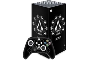 Head Case Designs Officially Licensed Assassin's Creed Crests Legacy Logo Vinyl Sticker Gaming Skin Decal Cover Compatible With Xbox Series X Console and Controller Bundle