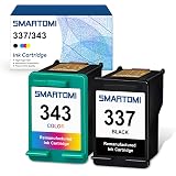 HP 337 C9364EE, Negro, Cartucho de Tinta Original, de 420 páginas, para  impresoras HP Officejet serie 6300, 7100; Deskjet 5940, 6540, 6940, 6980 y  Photosmart C4190 : Hp: Amazon.es: Informática