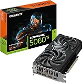 GIGABYTE GeForce RTX 5060 Ti WINDFORCE MAX OC 16G Carte Graphique – 16 Go GDDR7, 128 bits, PCI-E 5.0, 2587 MHz Fréquence du p