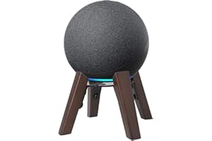 Shinar Spikes per altoparlanti Staffe per altoparlanti compatibili per supporti per altoparlanti-HomePod Mini e Dot 4/Dot 5 generazione staffa per montaggio da scrivania regolabile (Dot 4 nero)