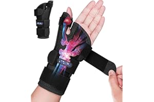 TISMOD Daumenschiene,andgelenkbandage mit Daumenstütze,Handgelenkschiene mit Daumenschiene,für Arthritis, Verstauchungen, Sehnenentzündung, Bandverletzungen, Karpaltunnelsyndrom,Tenosynovitis von De
