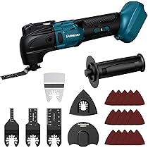 Utensile Multifunzione Oscillante TASDISE 350W - Per Batteria Makita 18V, 21 Accessori, 6 Velocità - Foto 12