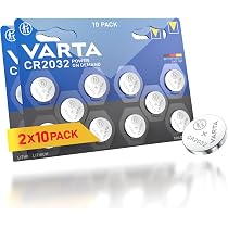 20x Varta CR2032 Batterie Al Litio 3V – Confezione Industriale Alla Rinfusa – Cella A Bottone CR 2032 Per Bilance, Chiavi, Schede Madri - Foto 2