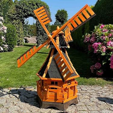 Flamingo-Windmühlen Garten-Deko - Bunte Windspiele Für Draußen Mit Solar