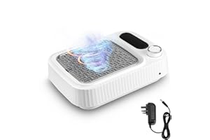 Nail Dust Collector Nail Vacuum Cleaner Professional Dust Extraction 48 W Nail Extractor Fan Dust Collector with Filter for Nail Salon Quiet Nail Cutter Cleaner DOYFAY (B)