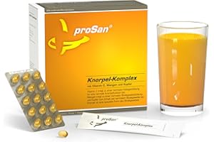 ‎PROSAN proSan Knorpel-Komplex | 30 Tage | mit Kollagen, Hyaluronsäure, Glucosamin & Chondroitin | Freude an Bewegung | aus Deutschland