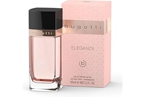 ‎BUGATTI bugatti Parfüm Damen ELEGANZA EdP 60ml I Sinnliches Eau de Parfum Damen für jedes Alter und für jeden Anlass I Elegante Kombination aus Erdbeere, Cassis, Iris & Vanille I Fruchtig, pudrig & warm