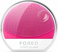 FOREO LUNA play plus Gesichtsreinigungsbürste aus Silikon,Fuchsia