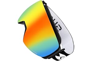 SUOSO ski glasses Mens Womens Helmet Compatible Skiing Glasses