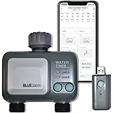 johgee Bah&ccedil;e sulama bilgisayarı, WiFi hub, 2 &ccedil;ıkış, su ge&ccedil;irmezlik IPX5, otomatik sulama, bah&ccedil;e, &ccedil;im i&ccedil;in su zamanlayıcısı