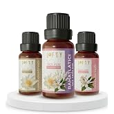 3 l&uuml; Avantajlı Set Lofty Lavanta Yasemin Lotus &Ccedil;i&ccedil;eği Saf U&ccedil;ucu Yağ (10ml) -%100 Doğal Esansiyel Yağ | Uyku, Rahatlama ve Aro