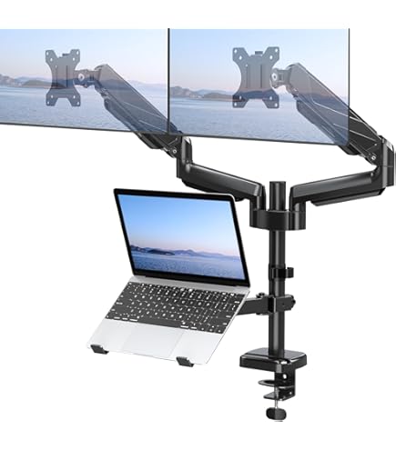 ErGear Freestanding Dual Onitor Stand, Onitor Ounts For 17 To 32