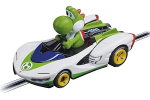 Carrera GO!!! 20064183 Mario Kart P-Wing - Yoshi Slotbil, racerbanor och licensierade slotbilar, upp till 2 spelare, för pojk