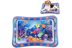 AUFQUWK Tapete De Juego Con Sensor De Agua Engrosado Para Gatos, Cómodo Tapete De Juego Sensorial Para Mascotas Con Peces, Tapete Interactivo Para El Tiempo Boca Abajo, Estera De Enfriamiento Para Perros