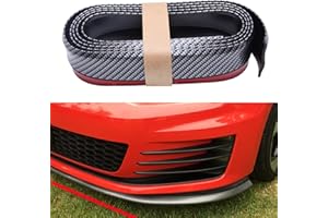KEEPDSGN Coche Alerón Delantero, 8.2FT/250cm Alerón Divisor de Tira de Labios de Parachoques Delantero Universal Apto para la mayoría de los Coches, Camiones o SUV.