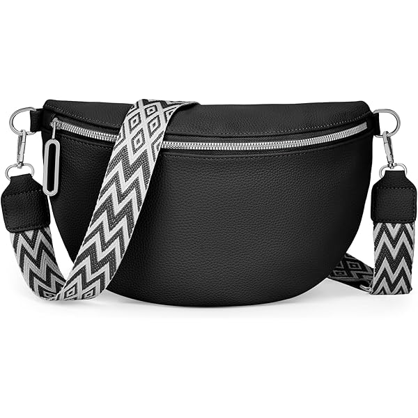 styleBREAKER Dames halve maan crossbody schoudertassen set 3-delig