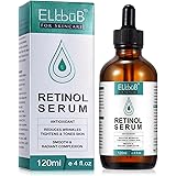 ELBBUB Retinolo siero viso con retinolo, acido ialuronico e vitamina E radiante, pelle uniforme, effetto rapido, cura della p