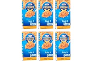 Giftoluxe Kraft Original Macaroni & Cheese 3-Pack, 206grams Each | Mac and Cheese Instant Food | American Food (6 pack)