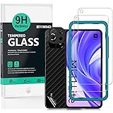 IBYWIND 2 Pezzi Pellicola Protettiva per Xiaomi 11 Lite 5G NE/Mi 11 Lite 5G+1 Pezzo Protettore Len Della Fotocamera+1 Pezzo P