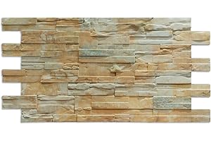 DECORESIN Finta Pietra Moderna Ricostruito in Polistirolo Resinato (Rosa Di Bretagna)