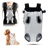 Small Dog Backpack, Backpack for Small Dogs Cats, Portable and Breathable Dog Carrier, Adjustable 3 kg Dog Transport Bag for