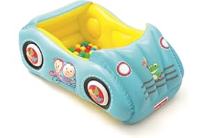 BESTWAY Fisher-Price - Piscina de Bolas (119 x 79 x 51 cm), diseño de Coche de Carreras