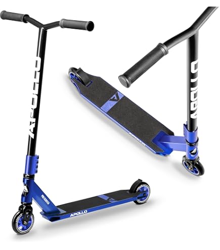 KESSER® Trottinette Ville Big Wheel 205mm PU - Pliable Avec Double Suspension Et Frein
