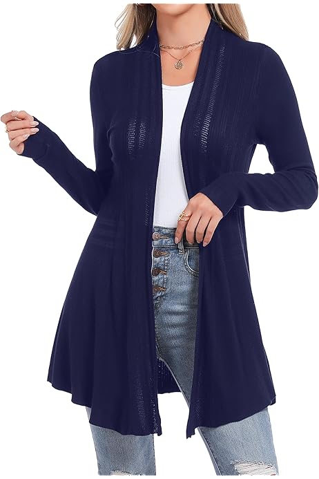 Cardigan Sommerjacke Baumwolle Gehäkelte Cardigans Für Damen