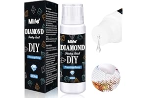 Mlife - Sigillante adesivo, accessorio per dipinti con tecnica Diamond Painting e per puzzle, protezione e rifinitura permanente per lavori creativi (240 ml)