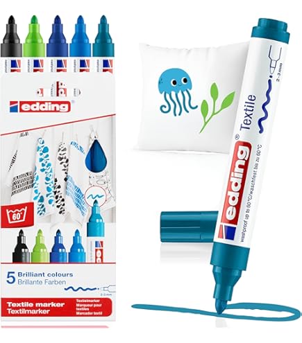 Permanent stift -zwart - Textielstiften kopen? | Korting tot 36